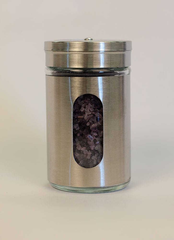 Purple Ruffle Basil Infused Mediterranean Sea Salt (3.4 oz) - Image 3